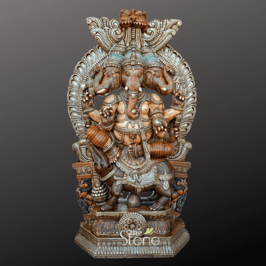 Wooden Vinayagar 6.5ft