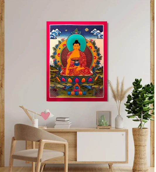 Zen Harmony Buddha Famous Canvas Painting